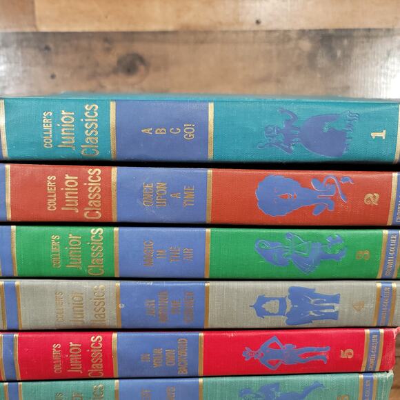 Collier's Junior Classic 1962 Complete Set of 10 Books - Picture 2 of 10